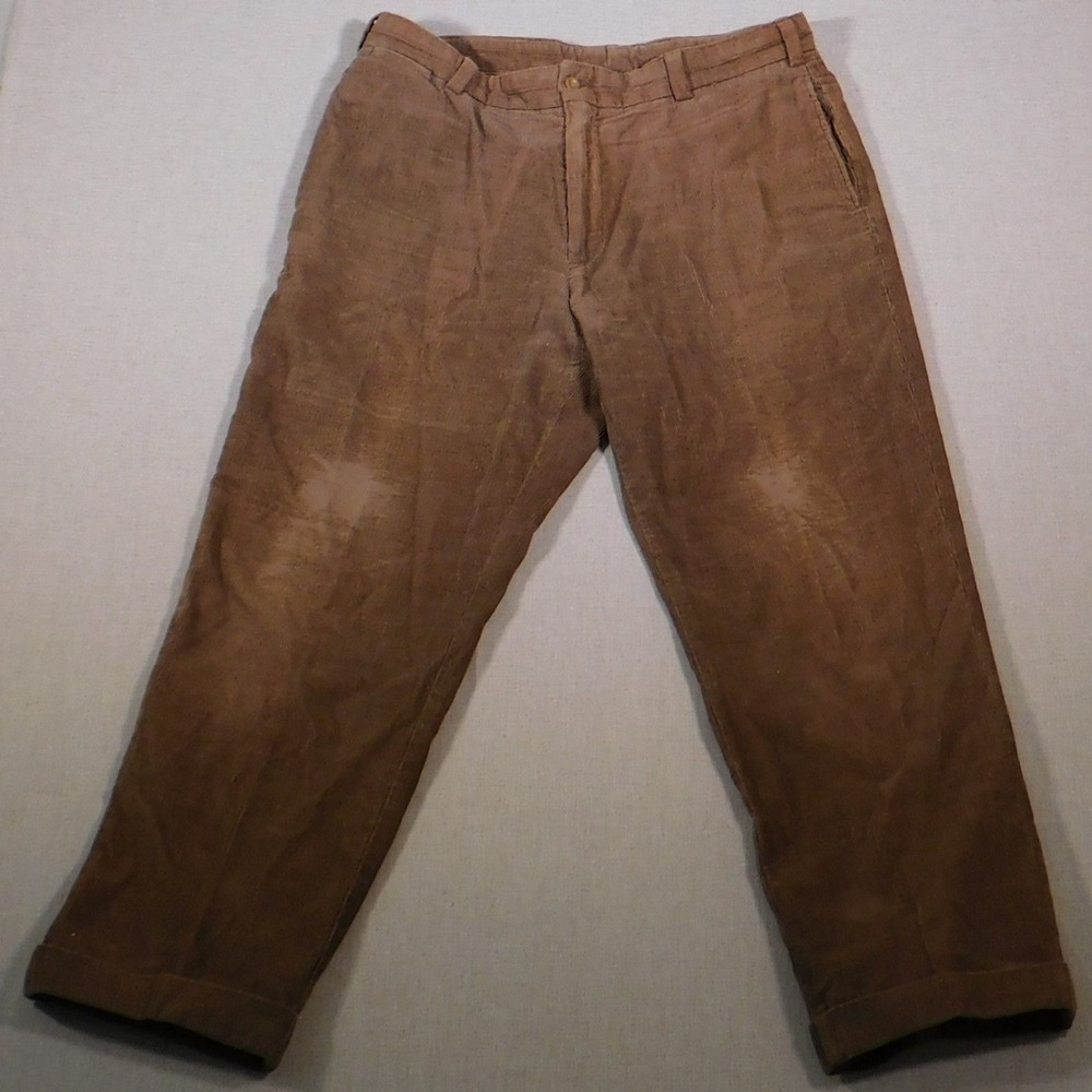 Bills Khakis Brown Corduroy Pants‎ Men's Size 36 Made in U.S.A. 100% Cotton